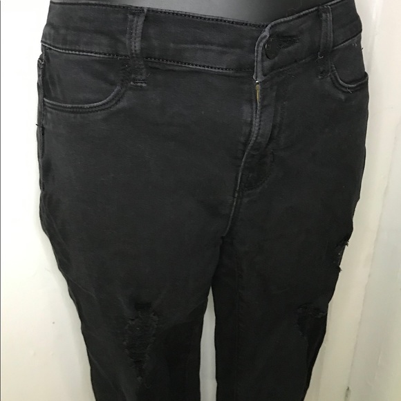 skinny ripped jeggings